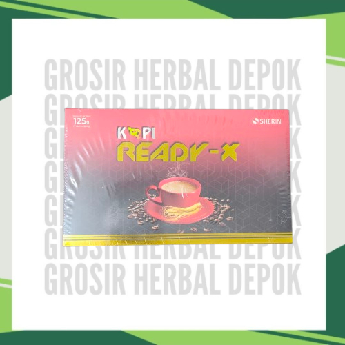 

Kopi Serbuk Instan Ready-X 125gr (5 Sachet) - Minuman Kopi dengan Ekstrak Ginseng
