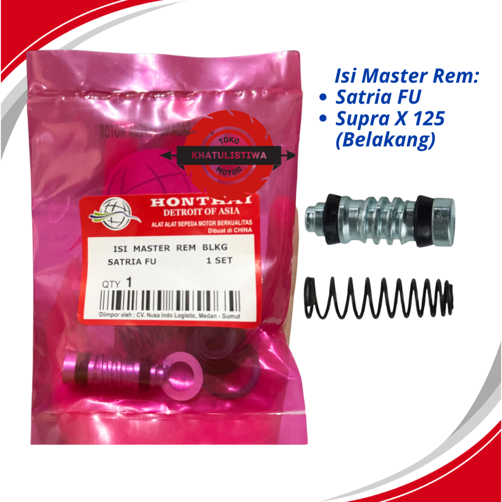 MASTER REM KIT ISI MASTER REM SATRIA FU SUPRA X 125 (BELAKANG) SEAL MASTER REM SIL MASTER REM SATRIA