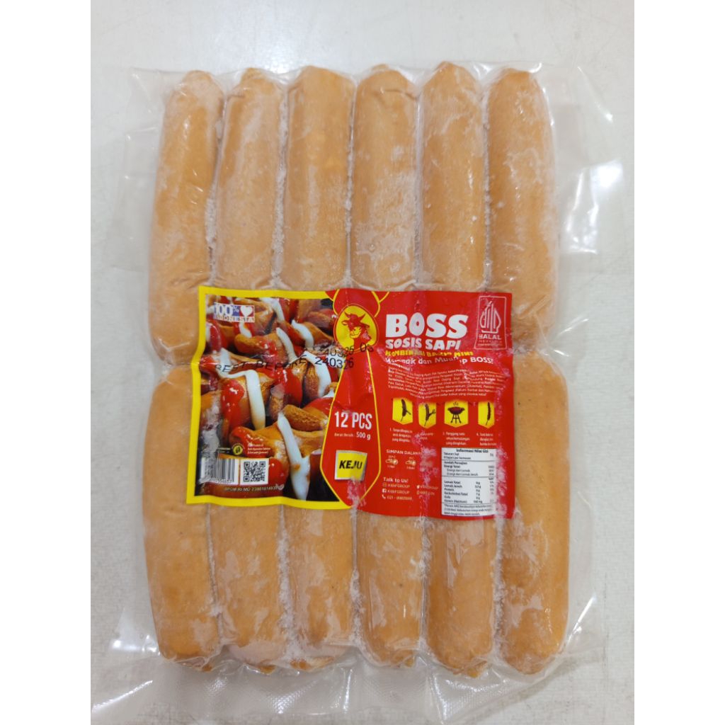 

BOSS sosbak mini rasa keju isi 12