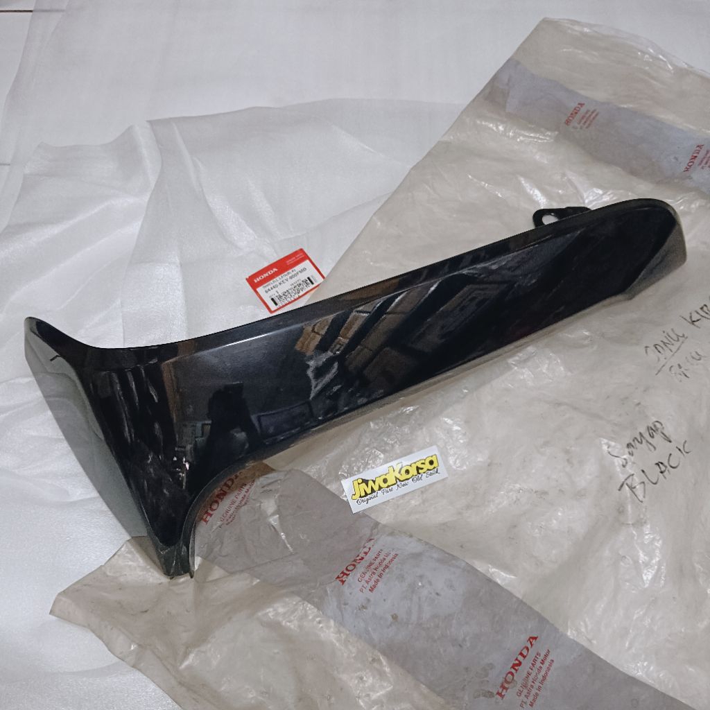 Cover Sayap Luar Kiri Honda Supra X Supra XX 100 Lama Old Hitam Asli Original Hgp