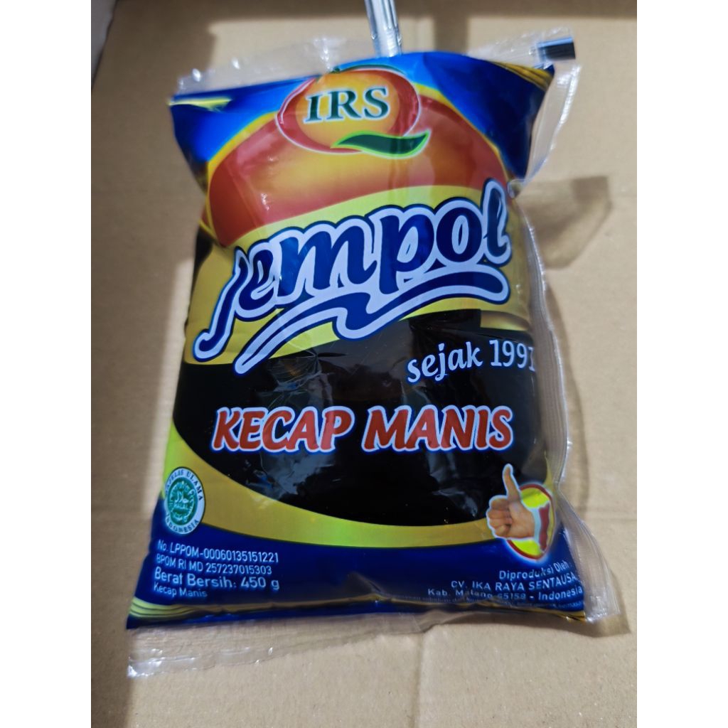 

KECAP MANIS JEMPOL 450ML / KECAP MANIS CAP JEMPOL KEMASAN REFILL 450GR