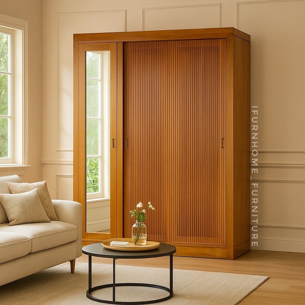 Lemari Pakaian Tiga Pintu\Custom Lemari Pakaian Sliding