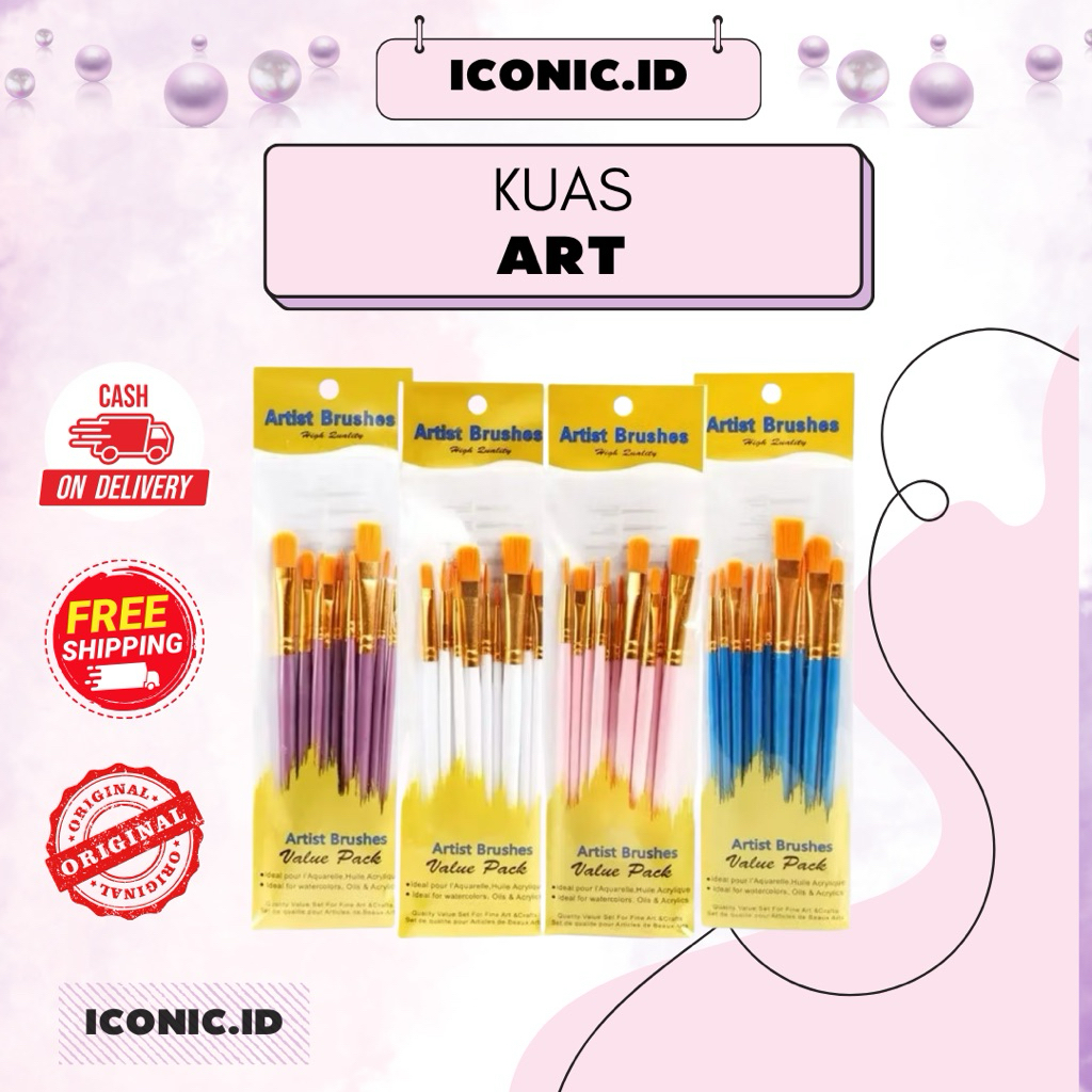 

Iconic.id - Kuas Cat Air / Kuas Art / Kuas Art Cat Air