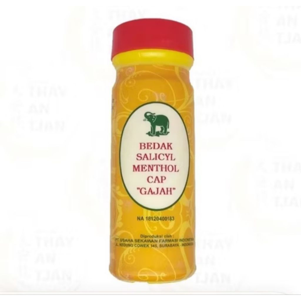 Bedak Salicly Menthol Cap Gajah / Untuk Gatal- Gatal Dewasa