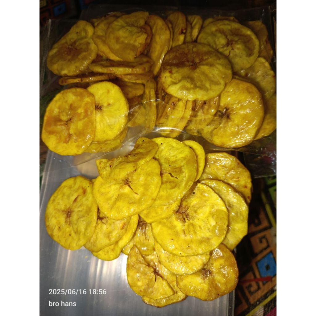 

kripik pisang koin manis