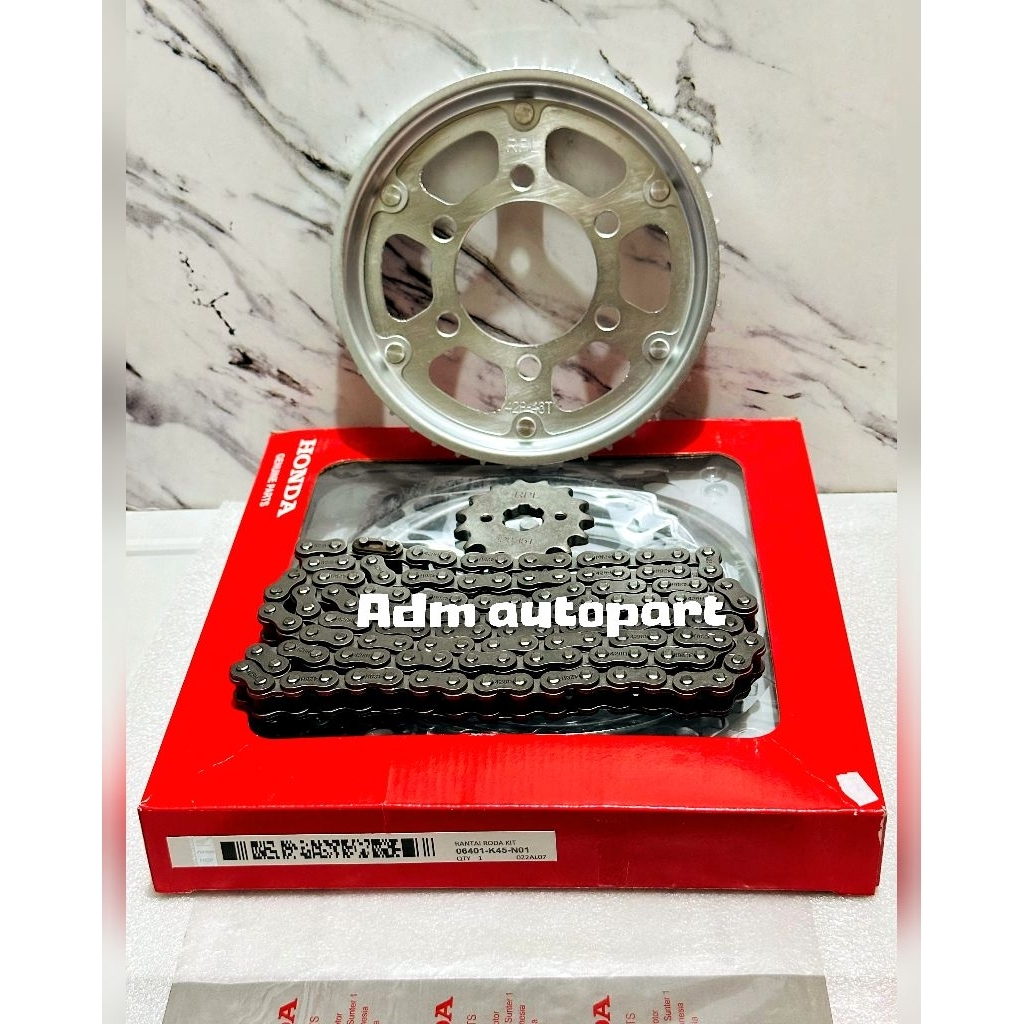 GEAR SET 06401-K45N01 CBR150R K45N 2018-2020, CBR150R K45R 2021-2024, ORI LOKAL