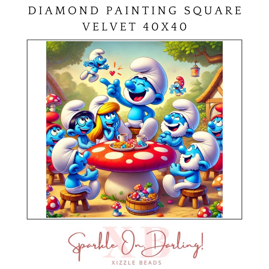 Xizzle Beads Diamond Painting Velvet Square 40x40