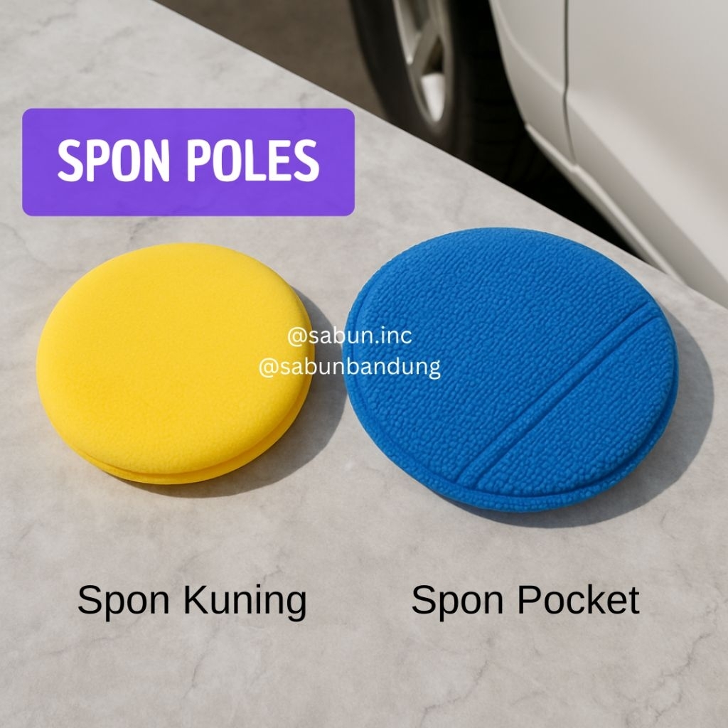 Spon Busa Poles Aplikator Pad Poles Mobil Motor
