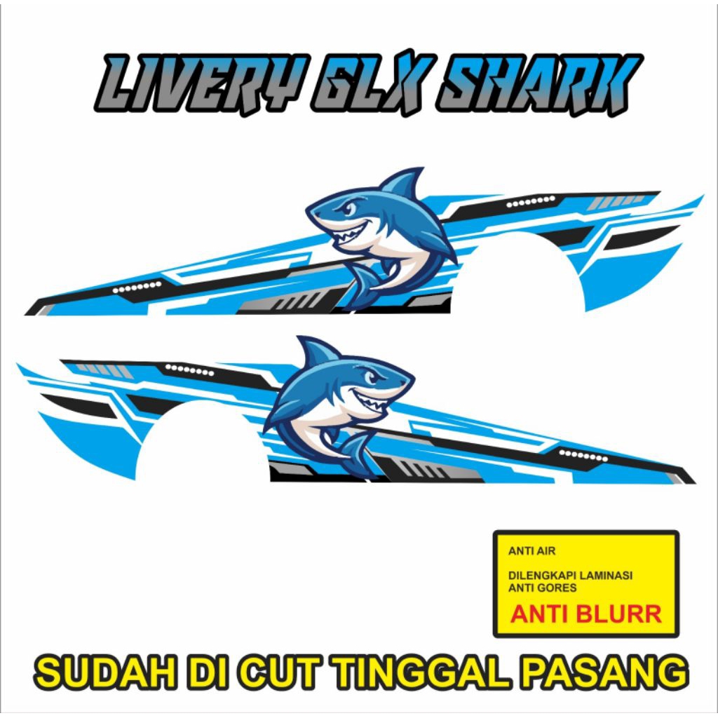 livery miniatur bus basuri skala 1 : 35 anti air sudah di cut ( livery shark )