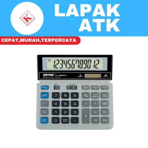 

Calculator Kalkulator Joyko CC-868CH 12 Digits Check Correct ++++LT3
