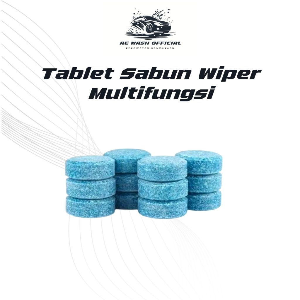 Tablet Obat Pembersih Kaca Wiper Fluid Multifungsi