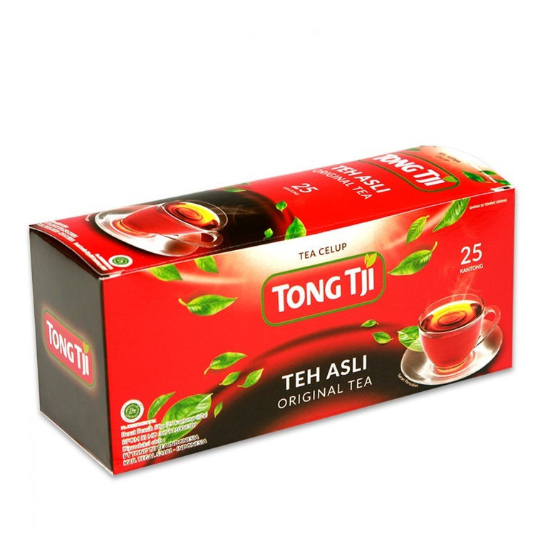

Tong Tji Original Tea | Teh Hitam Asli | Teh Celup Isi 25 Kantong