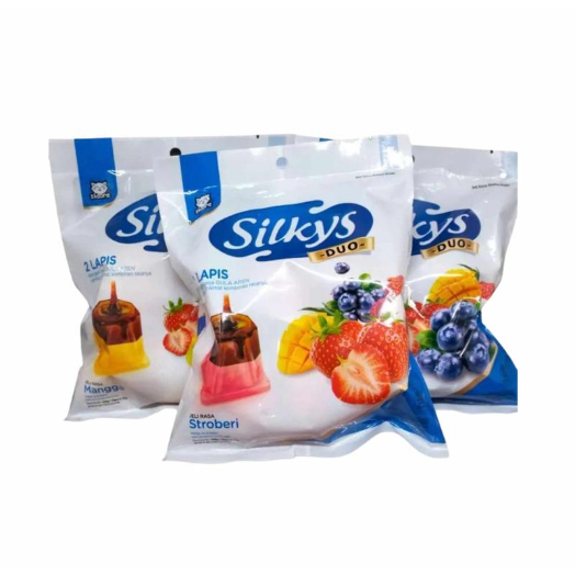 

Jelly Silkys Duo Lapis Jelly Puding All Varian (Isi 10 Cup)