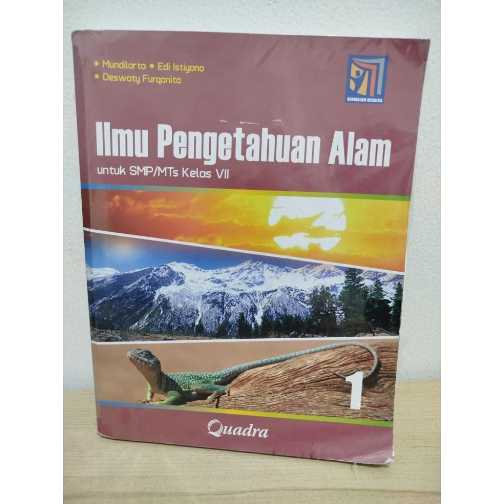 Buku IPA Quandra Kelas 7 Kurikulum Merdeka
