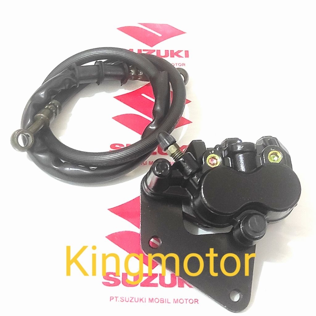 Kaliper+Selang Rem Depan Suzuki Thunder 125,Trs,Trz,Rgr 150