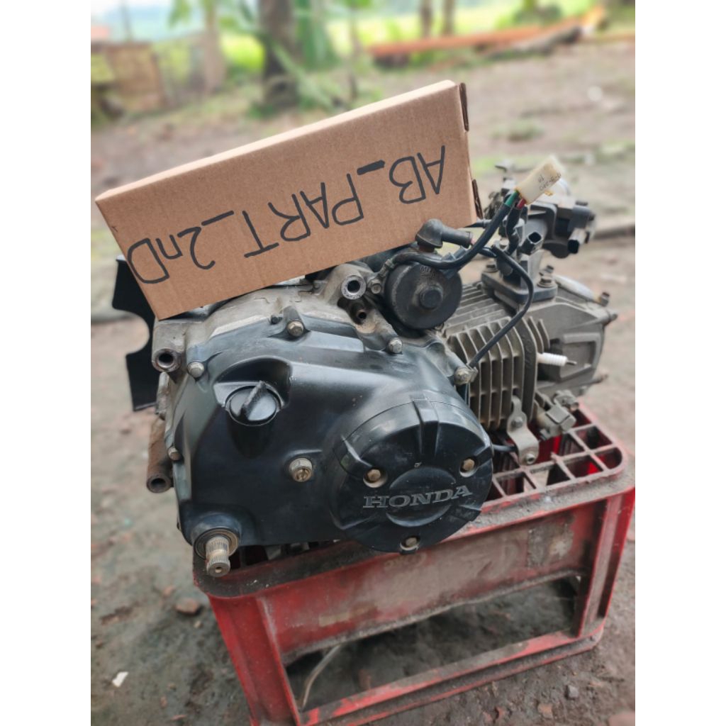 mesin honda supra helm in fi original/mesin honda supra x 125 fi original