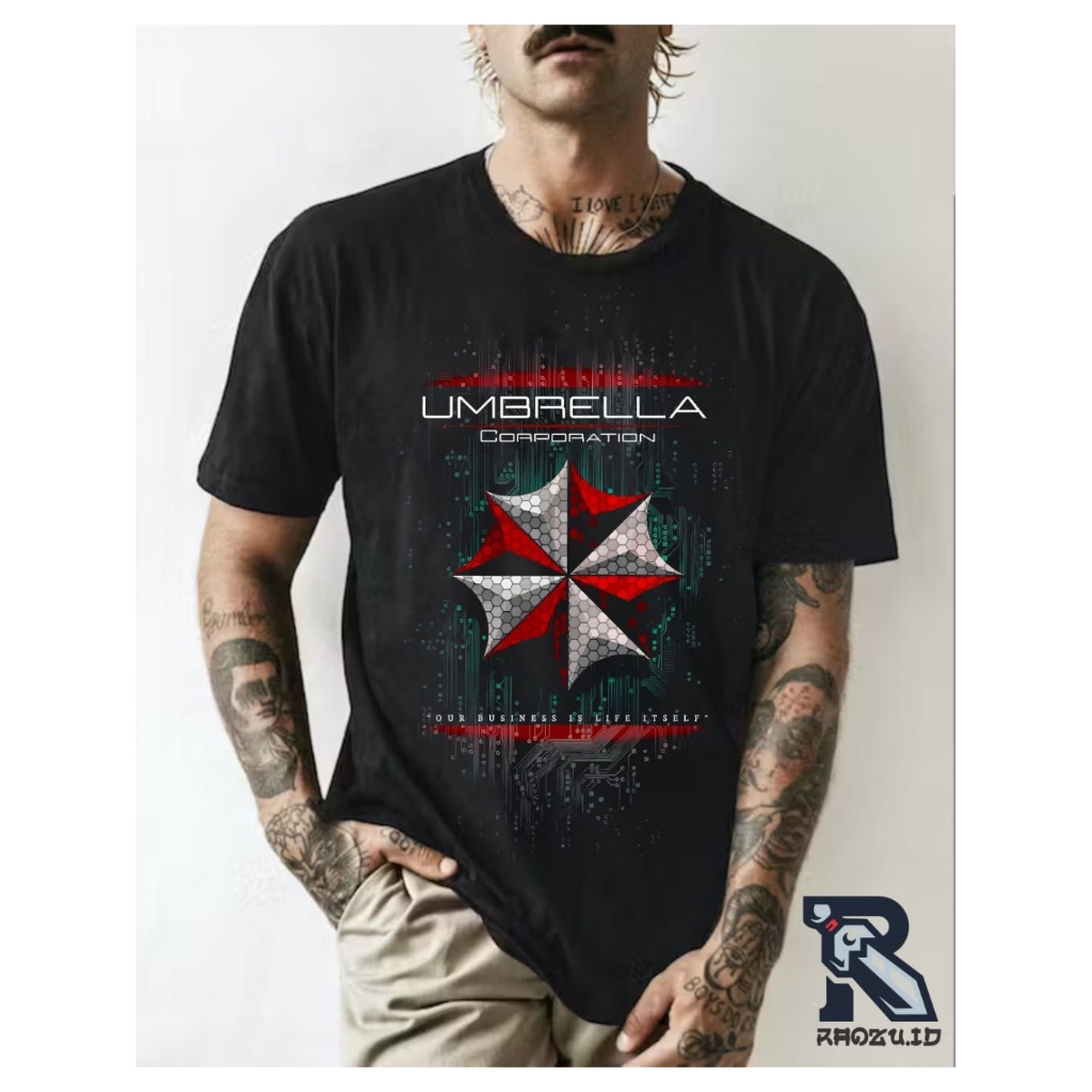 kaos t-shirt umbrella corporation