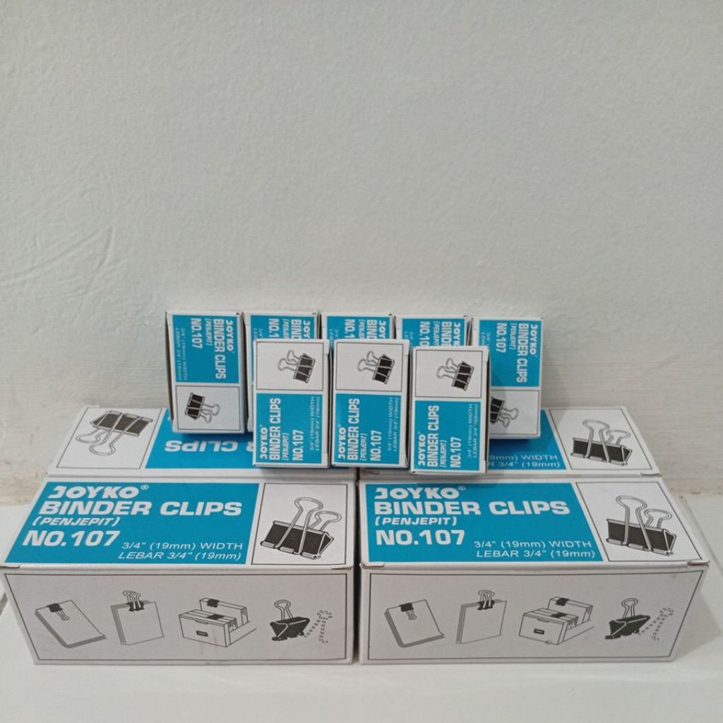 

Binder Clips JOYKO no. 107 (harga di atas untuk per/pak isi 12 pcs)