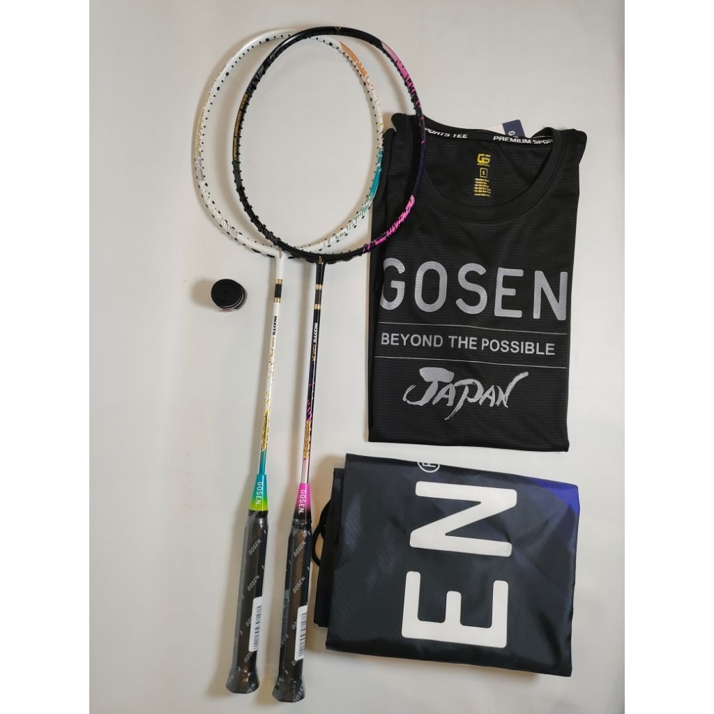 RAKET GOSEN ROOTS XUAN JP 1 FREE SENAR,GRIP DAN KAOS ORIGINAL 100%