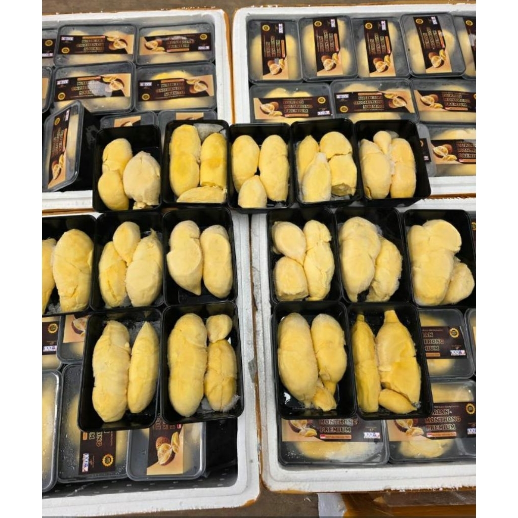 

Durian King Monthong Palu Premium || Durian Monthong frozen Asli Sulawesi Netto 500 Gram