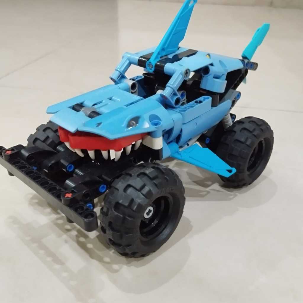 Lego MOC Technic Monster Jam Megalodon ori original asli