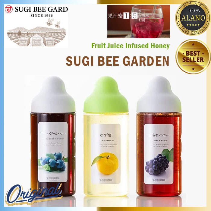 

SUGI BEE GARDEN Fruit Juice Infused Honey Original Japan Madu Jepang