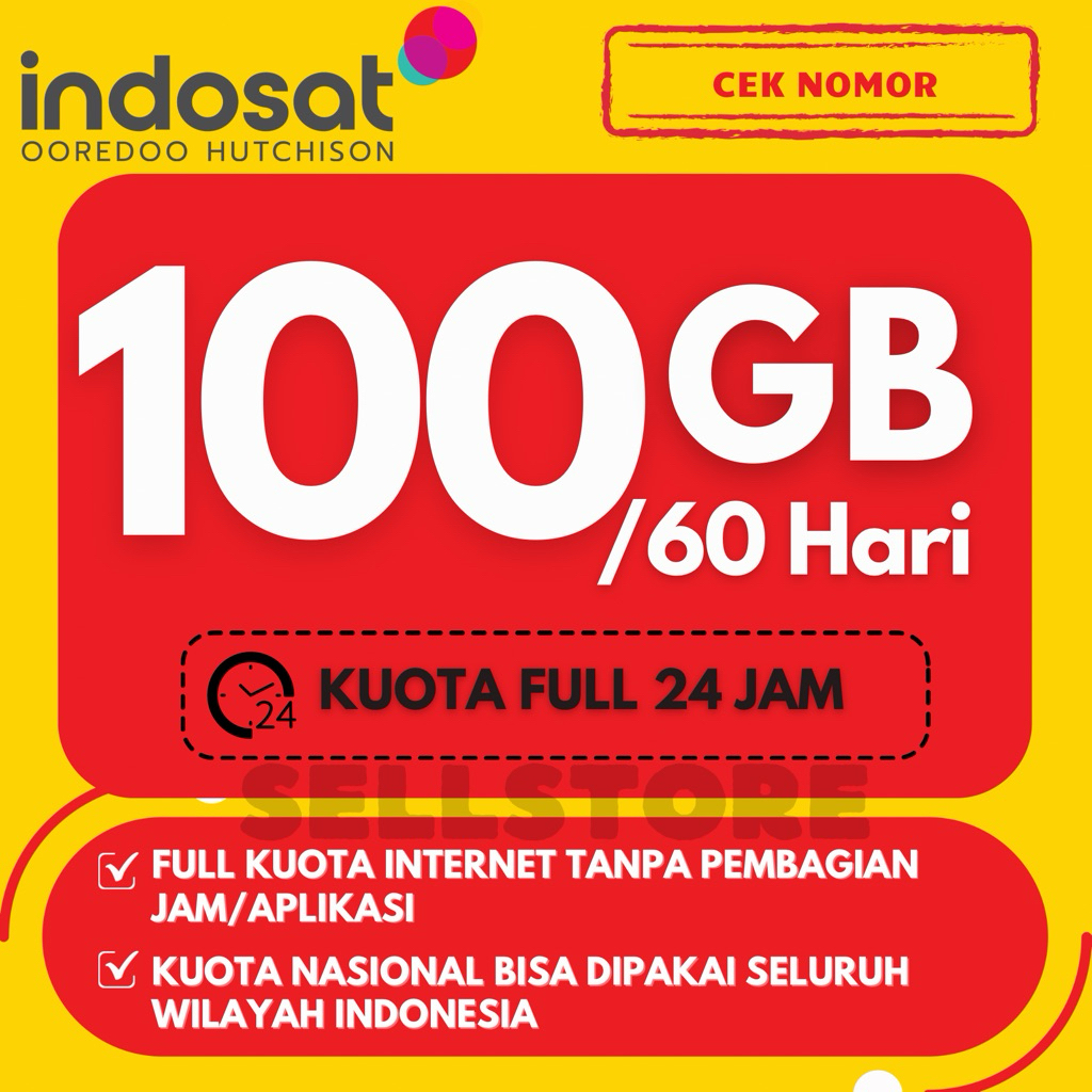KUOTA MURAH PAKET INTERNET INDOSAT FREEDOM INTERNET 100GB 50GB 40GB 15GB 10GB 5GB FULL KUOTA UTAMA T