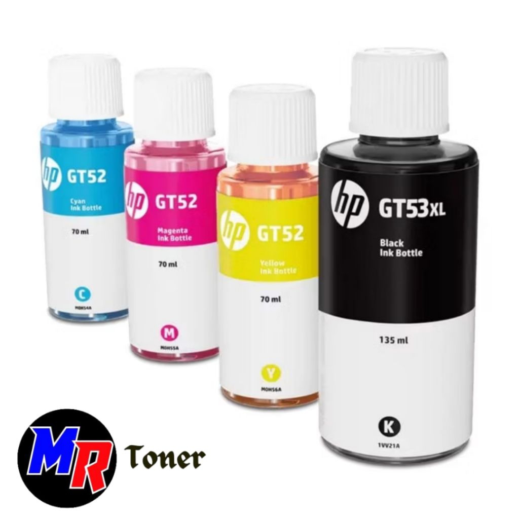 Paketan Tinta Hp Bottle GT53XL/GT51XL Black & GT52 Color Original (LOSEPACK)