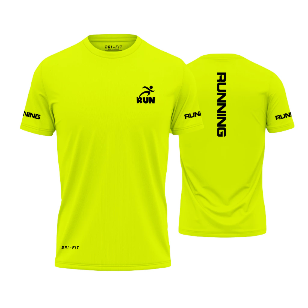 Kaos Olahraga Jersey Dry Fit Bulutangkis Tenis Pingpong Running Lari Pria Wanita