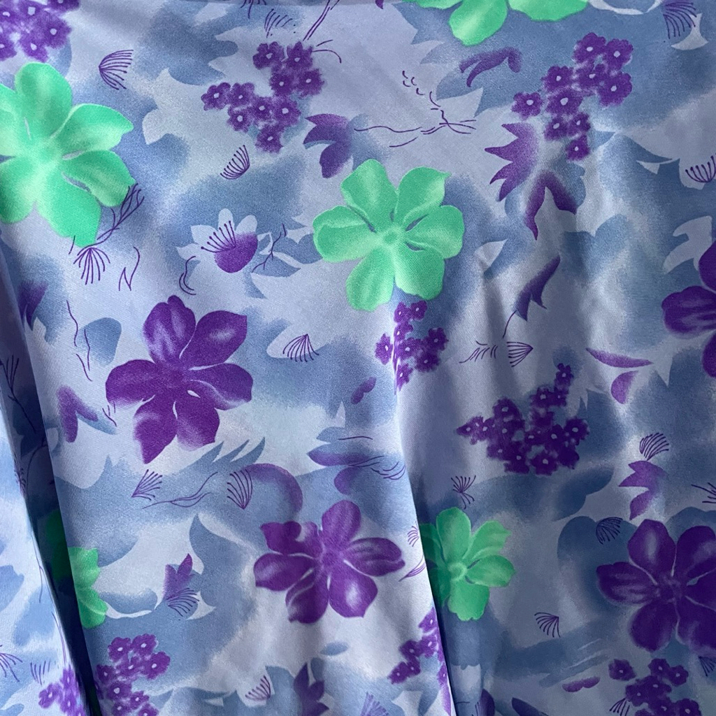 kain sifok fine motif bunga premium - kain sifon arab premium - kain sifon ceruty - kain ceruty baby