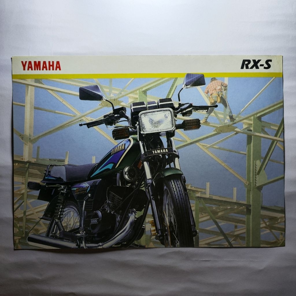 Brosur Flyer Leaflet Poster Jadul Lawas Yamaha RX S RX Spesial Tahun 1996