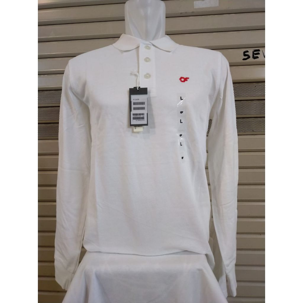 Country fiesta kaos polo kerah original lengan panjang