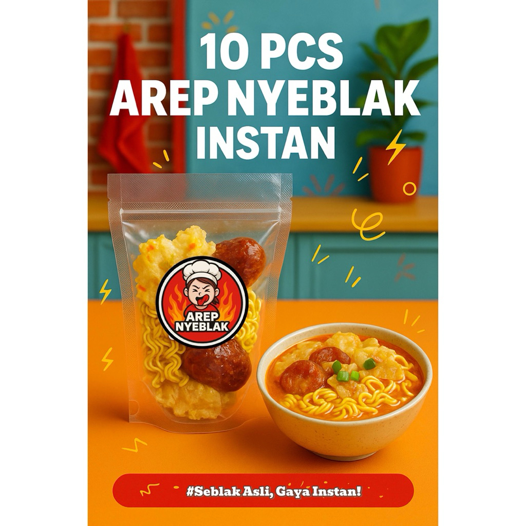 

Arep Nyeblak Seblak Instan Kekinian, Pedasnya Bikin Nagih!