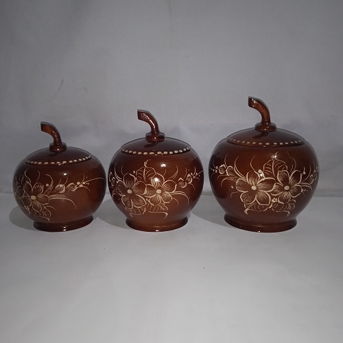 Toples Kayu Jati Buat Pajangan, Hiasan dan Koleksi Dijual 1 set