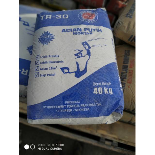 Semen Acian TR 30 TR30 Semen Acian Putih Acian Skimcoat 40kg