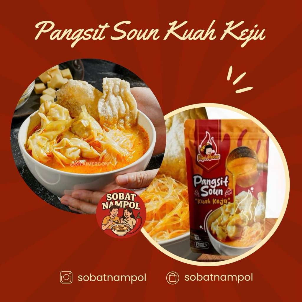 

Sobat Nampol - Pangsit Soun Kuah Keju