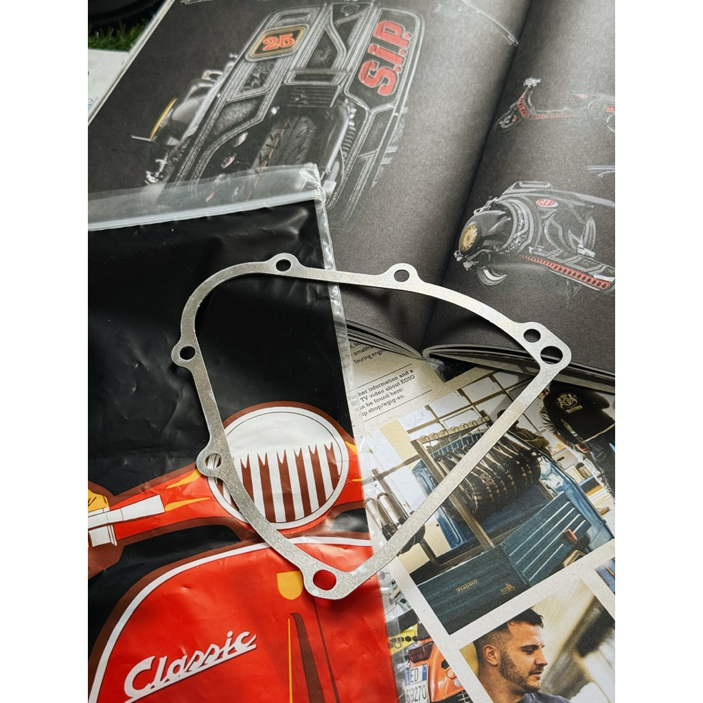 Paking / Spacer Tutup Kopling Vespa PTS Alumunium DRT Racing