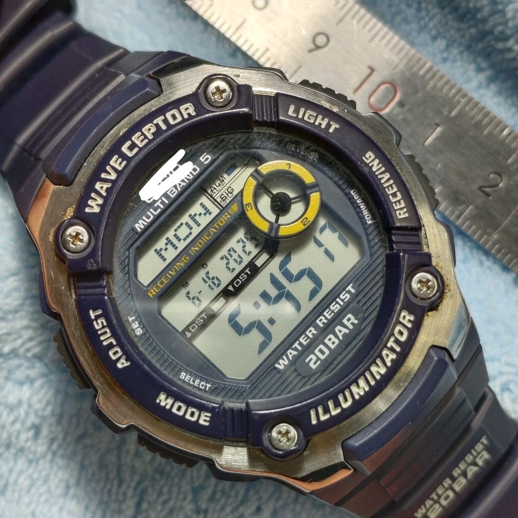 Jam Digital C4s10 Wave Ceptor WV-M200 Original Bekas