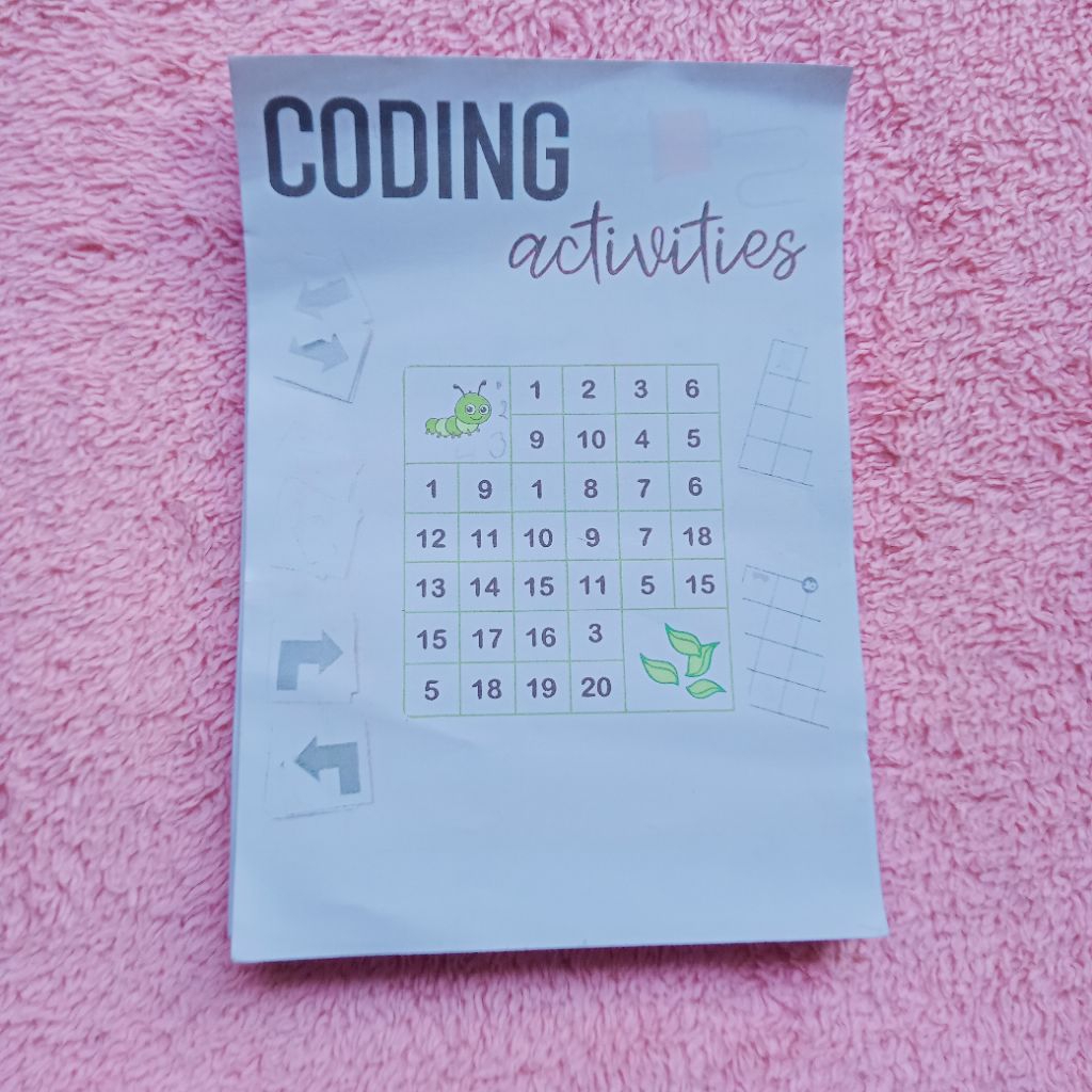 

NC-Worksheet Paud TK 50 lembar/ Lembar Coding A5