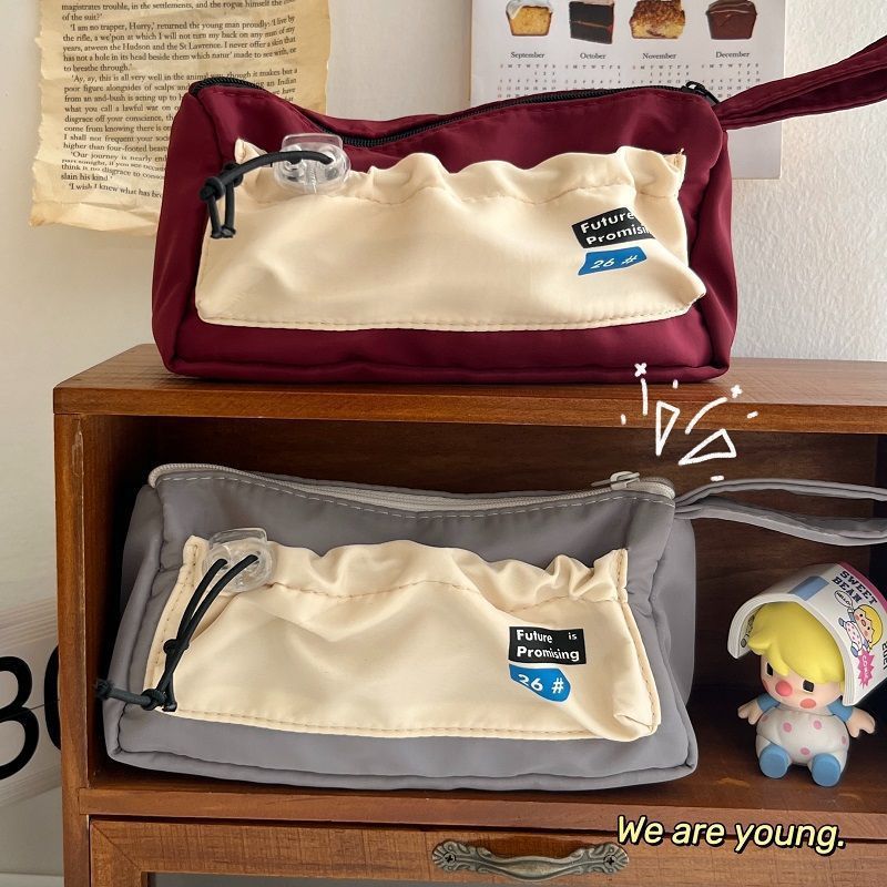 

GAGALU Kotak Pensil Lucu Kotak Pensil Aesthetic Muat Banyak / Tempat Pensil Berkapasitas Besar Dan Sederhana Untuk Siswa SMP / Korea Kanvas Tahan Kotor Dan Multi-Fungsi Tempat Pensil