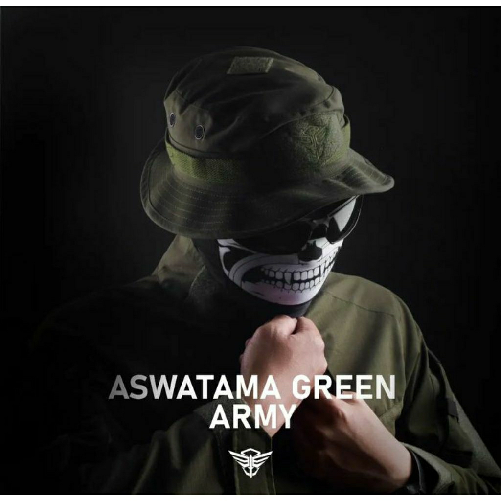 Topi Rimba Bellico Aswatama Hat Green Army