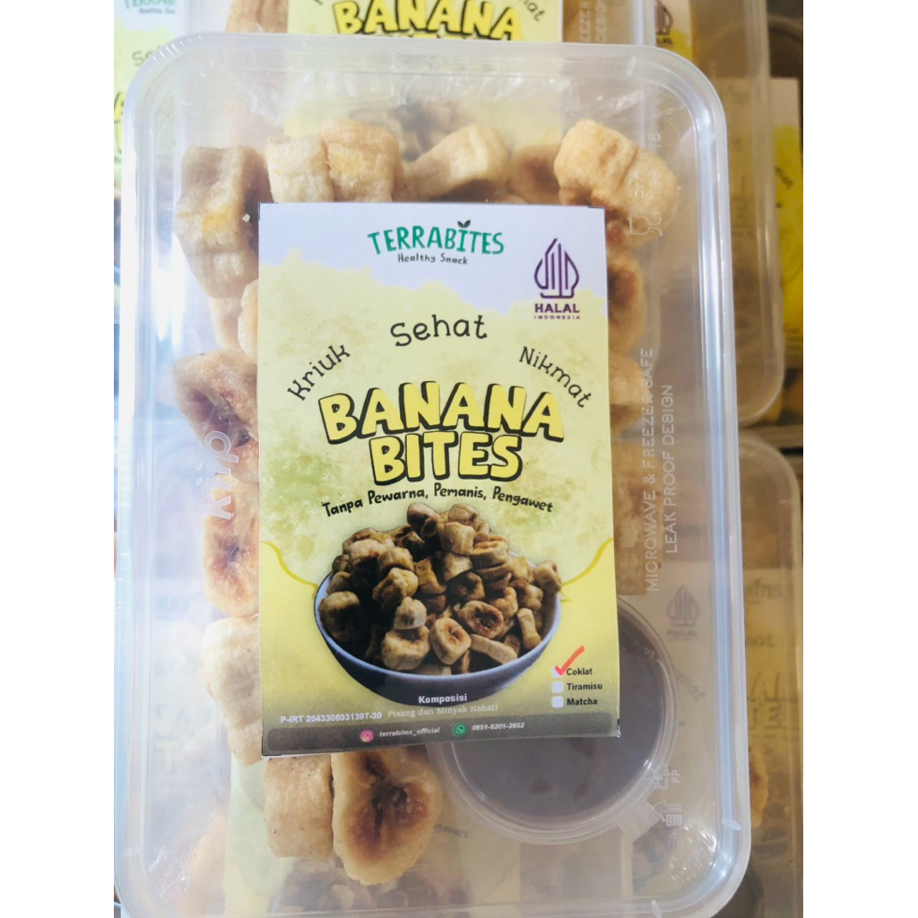 

Pisang Oven Crispy - Banana Bites Chocolate