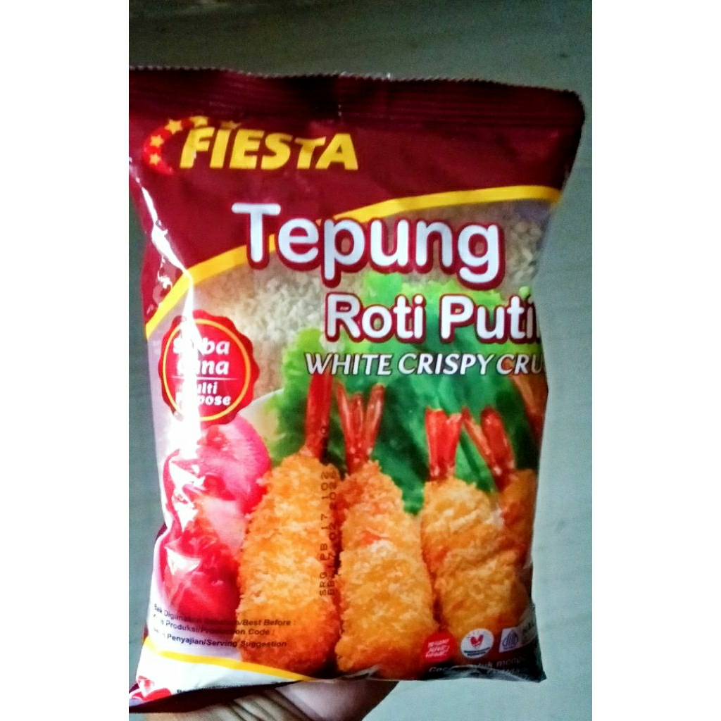 

Fiesta Tepung Roti Putih Crispy Serbaguna 200gr