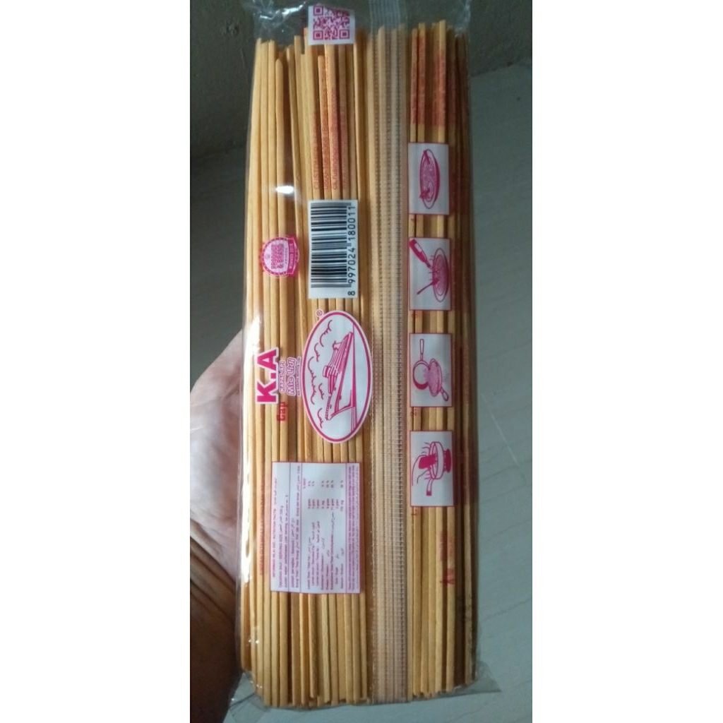 

Mie Lidi/Mie Kering Bentuk Lidi Cap K.A 500gr