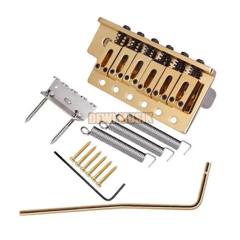 TREMOLO BRIDGE GITAR FD SQUIER STRATOCASTER WARNA GOLD AG977 / TREMOLO BRIDGE GUITAR (SC3017)