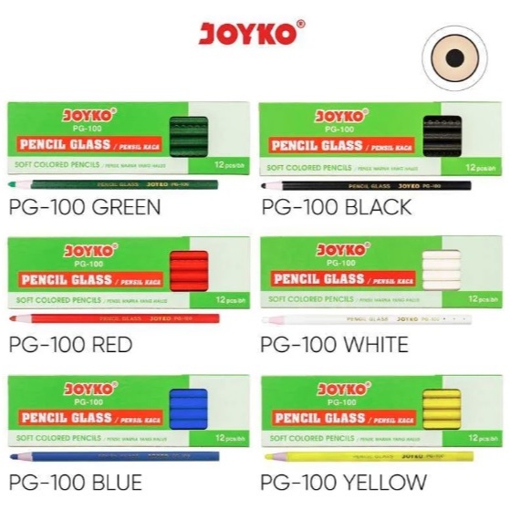 

Pensil kaca Joyko PG-100 Joyko Pensil Kaca PG-100-Putih