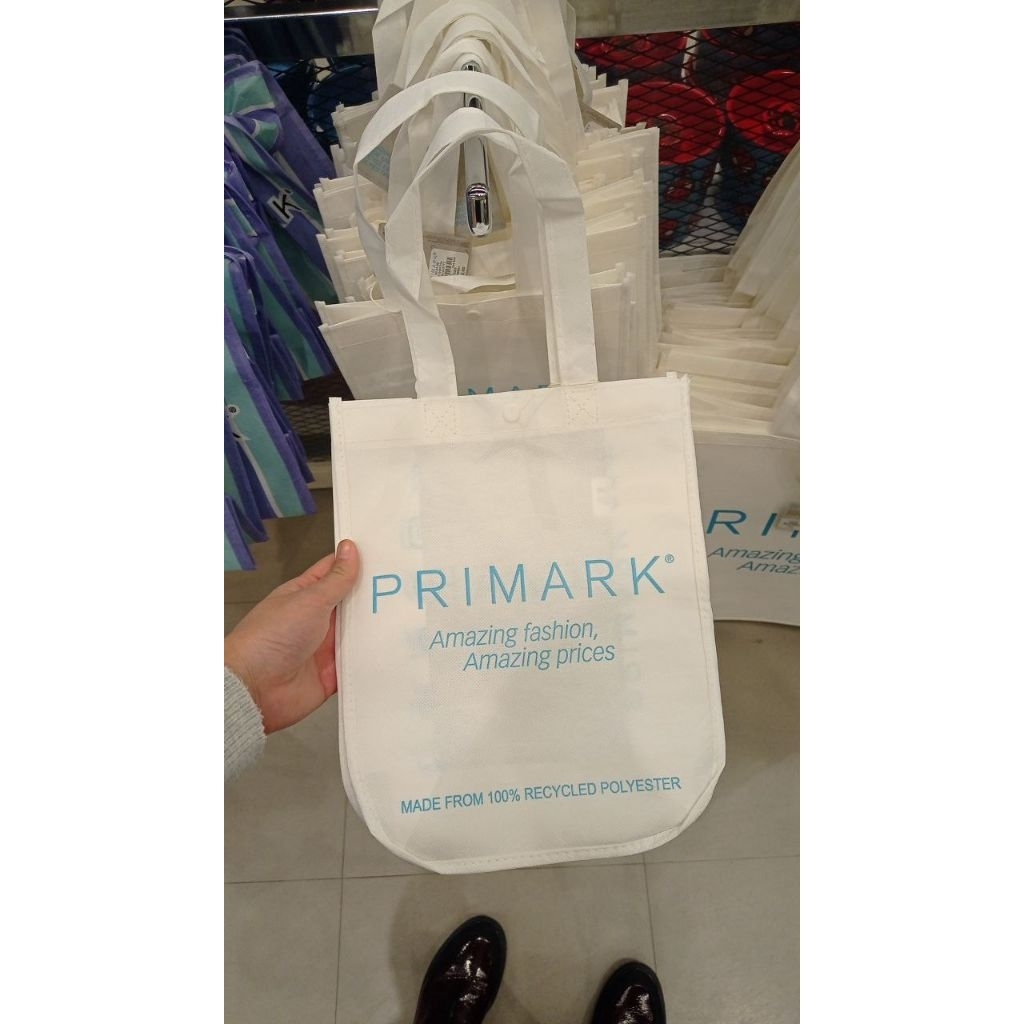 Kantong Tas Spunbound Primark Putih
