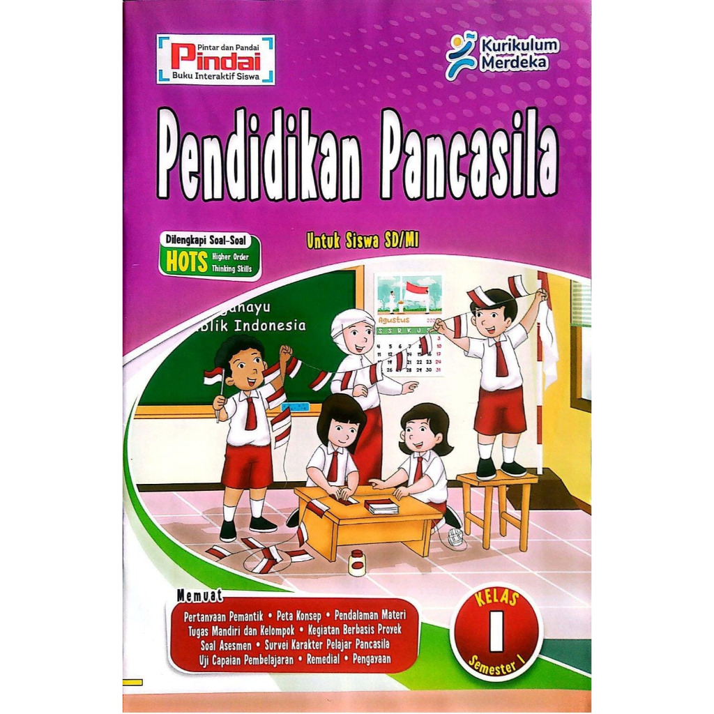 Buku LKS PKN Kelas 1 SD/MI Kurikulum Merdeka Semester 1