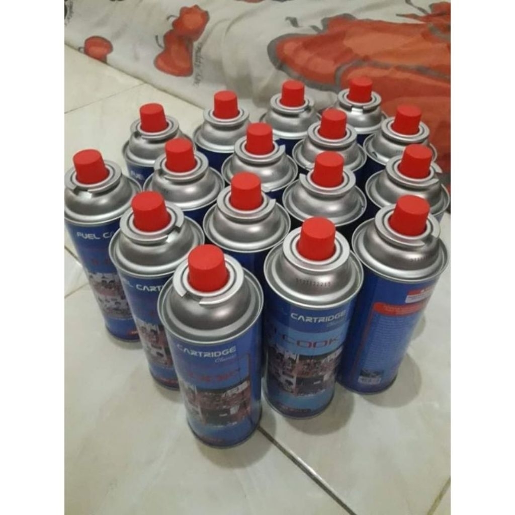 Tabung+Isi dan Kosong Gas Portable, Gas Torch, Gas Camping