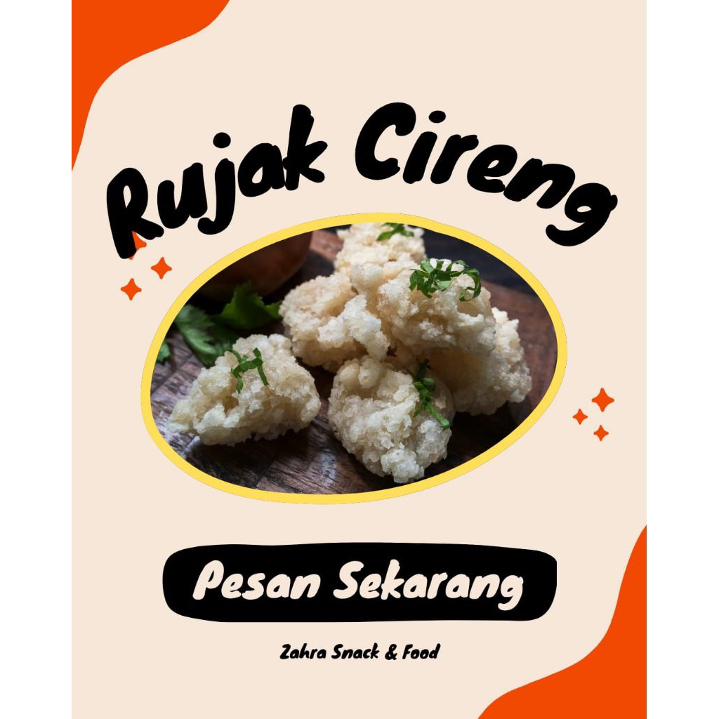 

♥️ ZAHRASNACK ♥️ Rucir Rujak Cireng / Cireng Salju